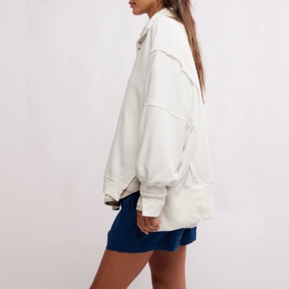 Free People Tops - ▪️NWT We The Free Camden Henley Sweatshirt